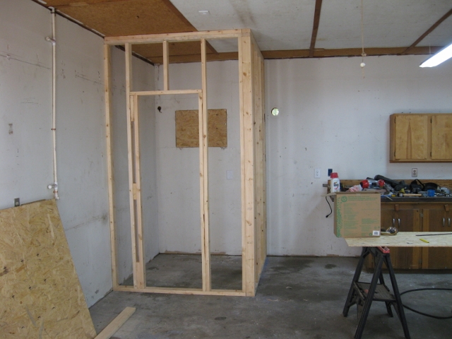 Spray booth framing